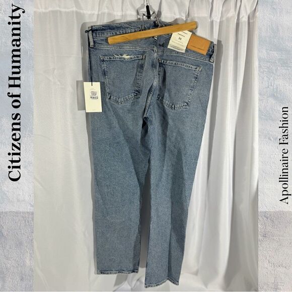 CITIZENS OF HUMANITY EMERSON SLIM FIT BOYFRIEND DENIM JEANS IN FREEPORT 30 NWT - Picture 4 of 9